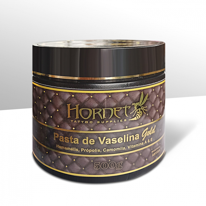 Vaselina Tatuagem Gold Black Premium Hornet Tattoo 500g